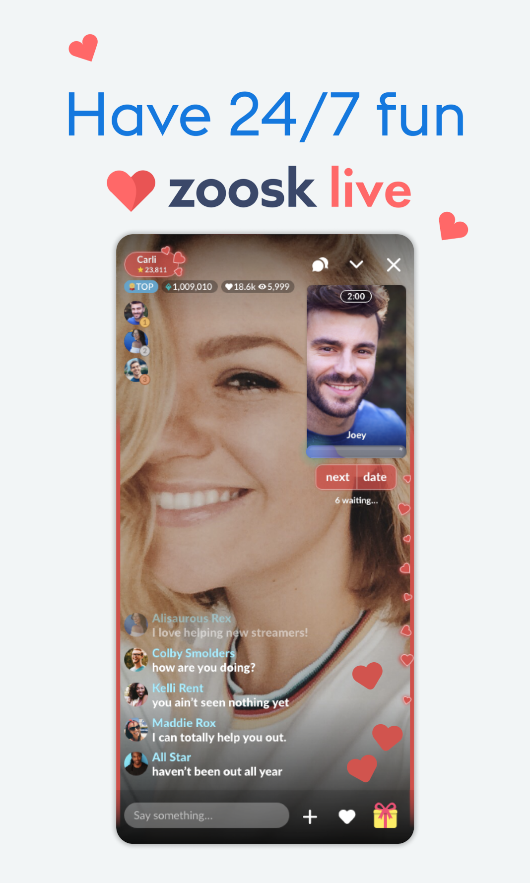 Zoosk dating app screen 2